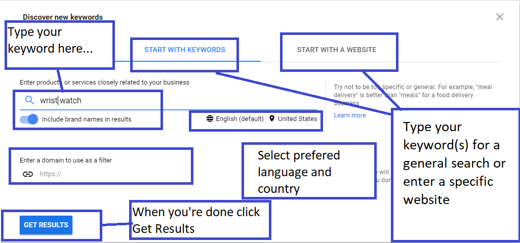 My Google Keyword Planner Review | Page Concept