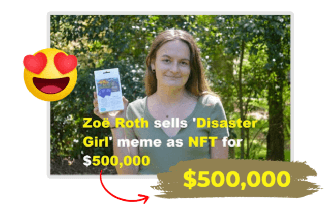 Disaster Girl NFT Profits